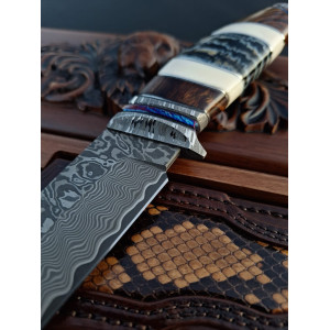 ЧАКЛУН авторський ніж ручної роботи Aleksandr Kasinec, сталь Rex 121CPM в ламінаті, 67 HRC. Photo 3